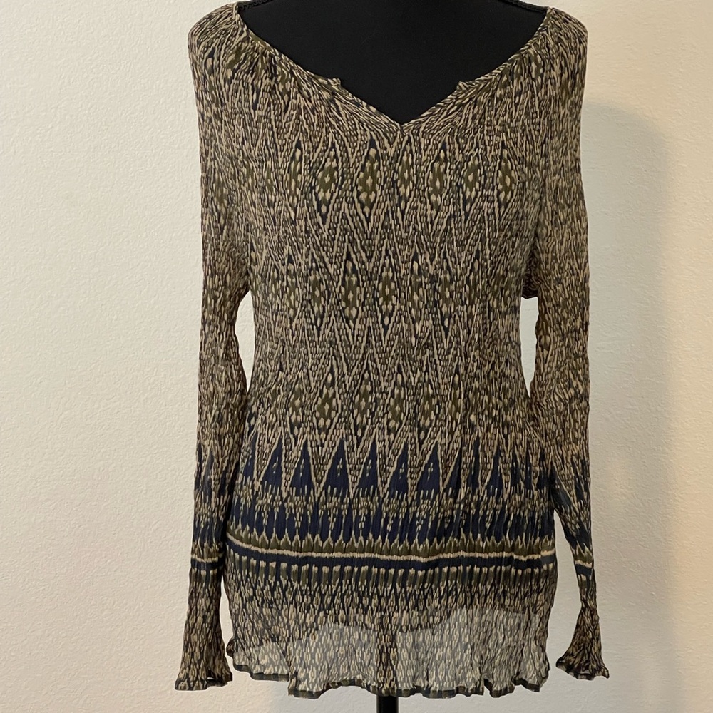 Lucky Brand patterned blouse